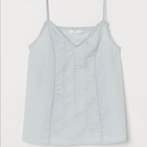 NWT / H&M embroidered tank top / cami